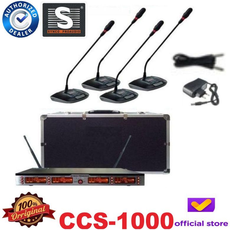 Synco Proaudio CCS1000 4-Channel Microphone Wireless Conference Mikrofon