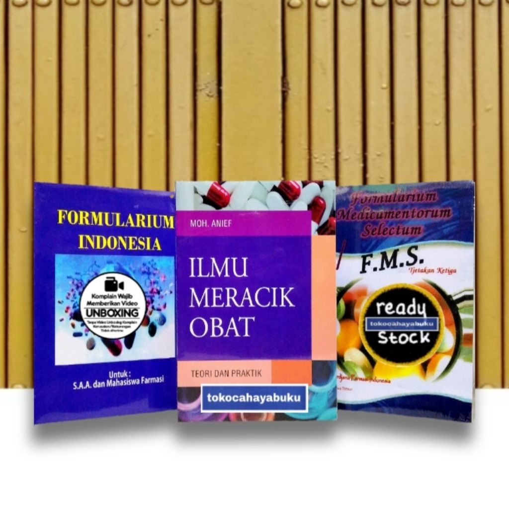 Paket 3 Buku Farmasi : FOI, FMS, IMO