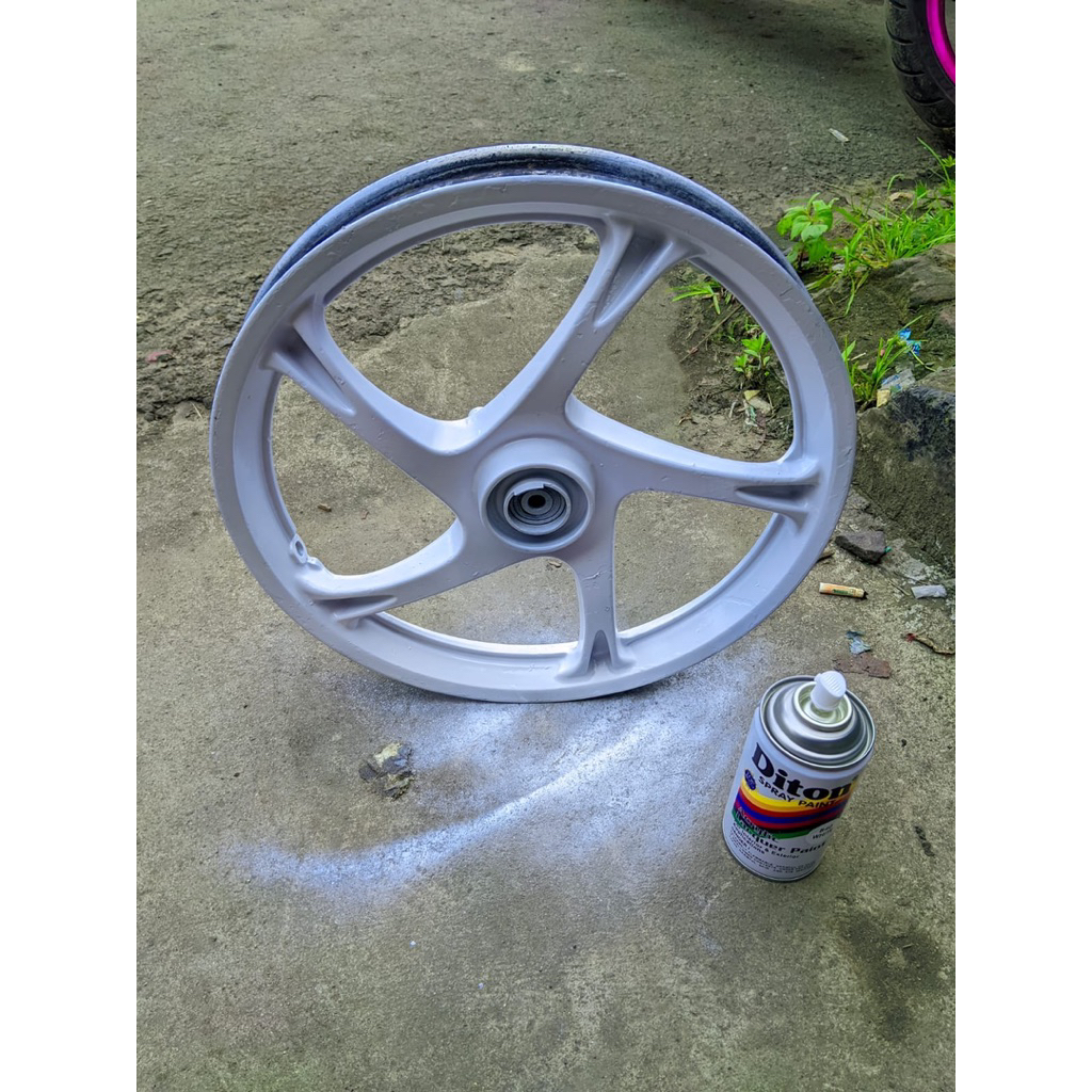 Velg/pelek racing bagian depan motor Mio sporty Mio soul Mio smile ORI copotan