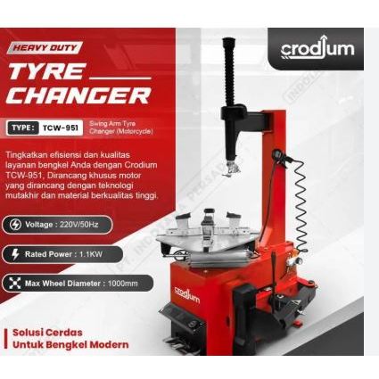 Pembuka ban motor dan mobil otomatis ,Tyre Changer Mesin Pembuka Ban Mobil Motor Otomatis - CRODIUM 