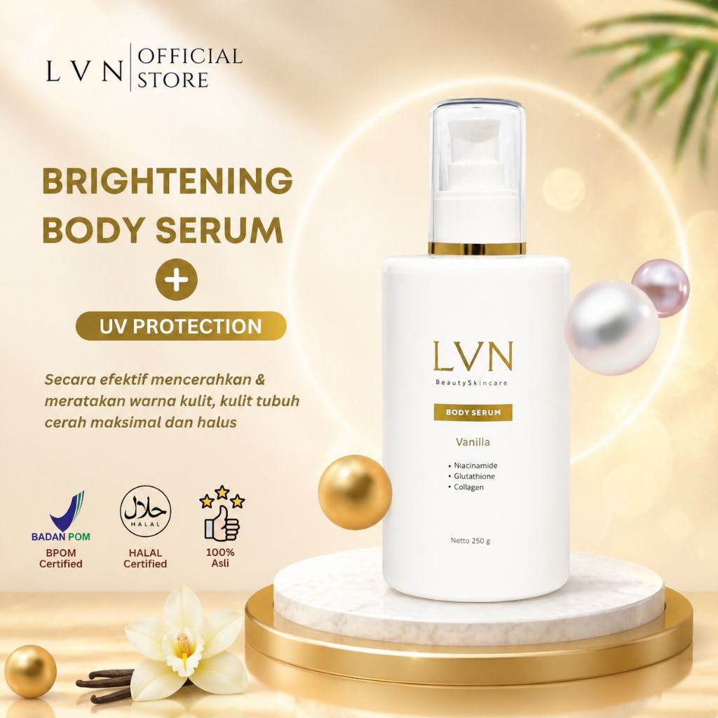 LVN Body Serum Goldea Protection UV Perawatan Kulit Darii Luar