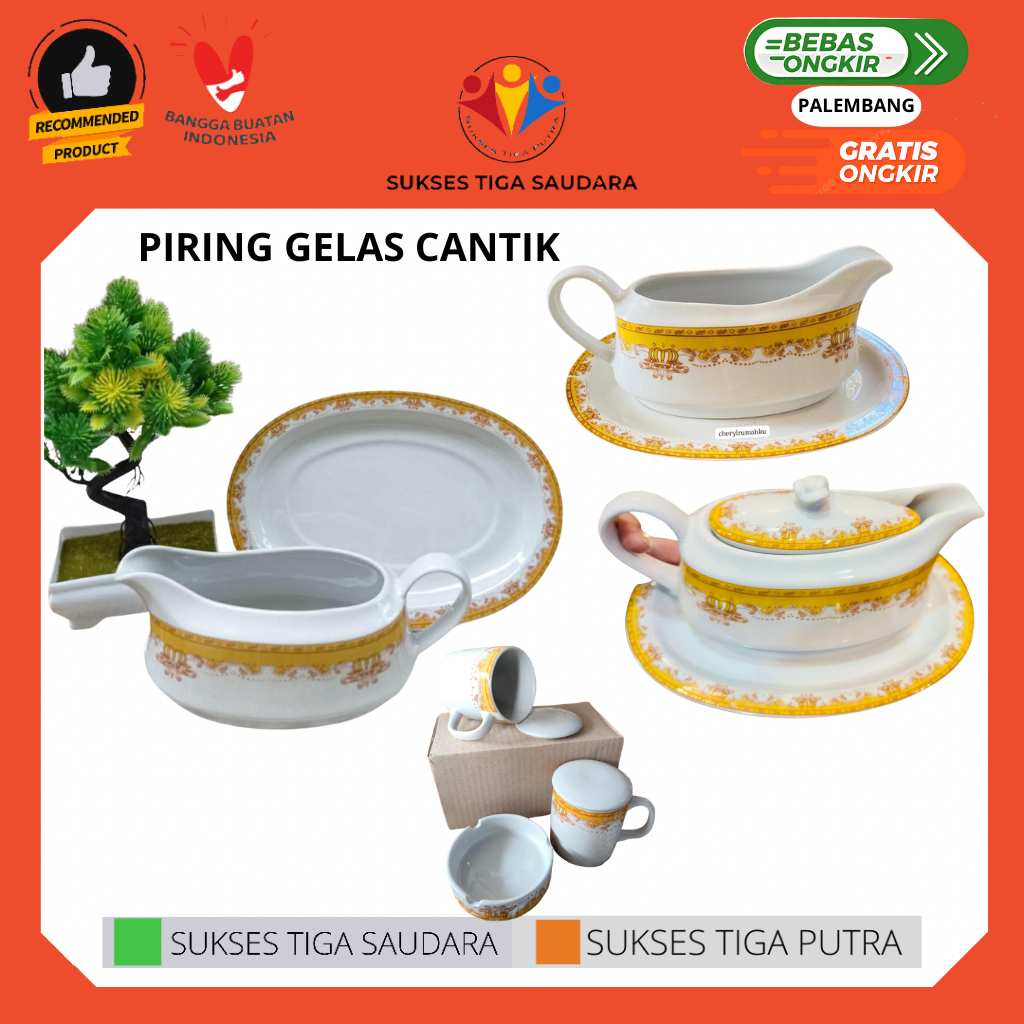 MANGKOK MANGKUK SAUS SAOS CUKA CUKO SAOS SAMBAL TOMAT | GELAS KOPI MINUM TEH TAMU | BAHAN KERAMIK PA
