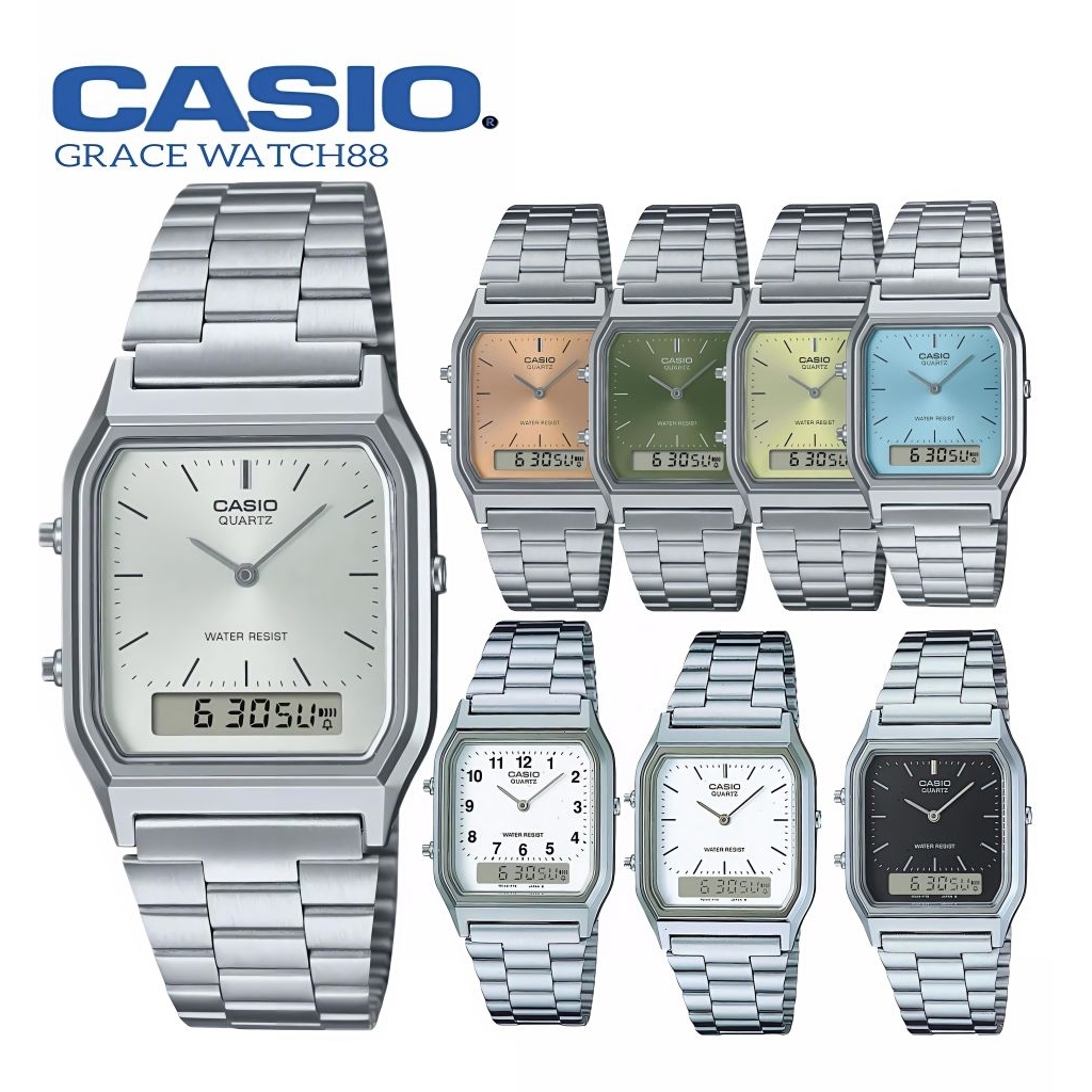 Jam tangan Casio vintage aq-230a series/ Casio original aq-230a