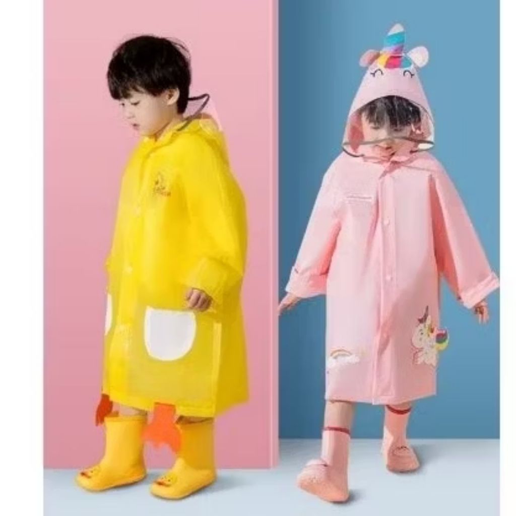 Jas hujan anak/ Kids raincoat import/ Raincoat anak/Jas hujan anak cowok cewek/ Jas hujan anak laki-