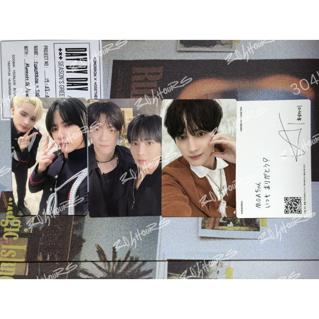 Ready Stock | [Official] Photocard TXT Japan Album [Chaotic Wonderland Good Boy Gone Bad Sweet] | So