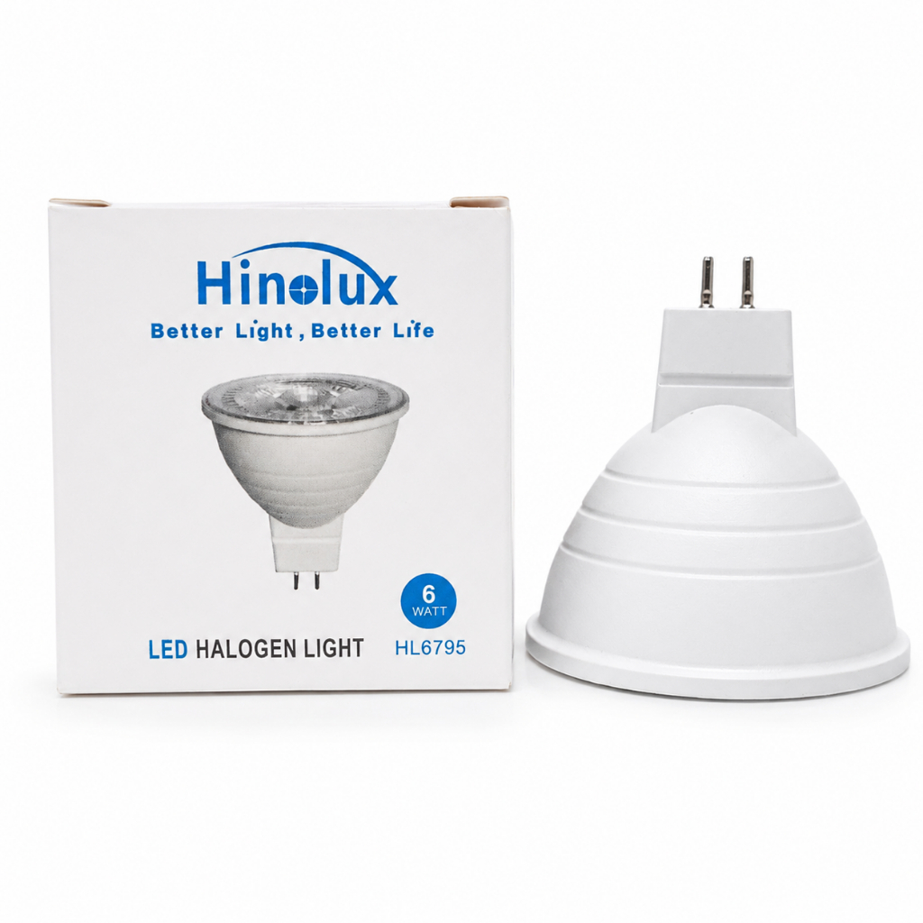 Lampu Led Halogen Spotlight 6W Hinolux - Lampu Downlight Fiting MR 16