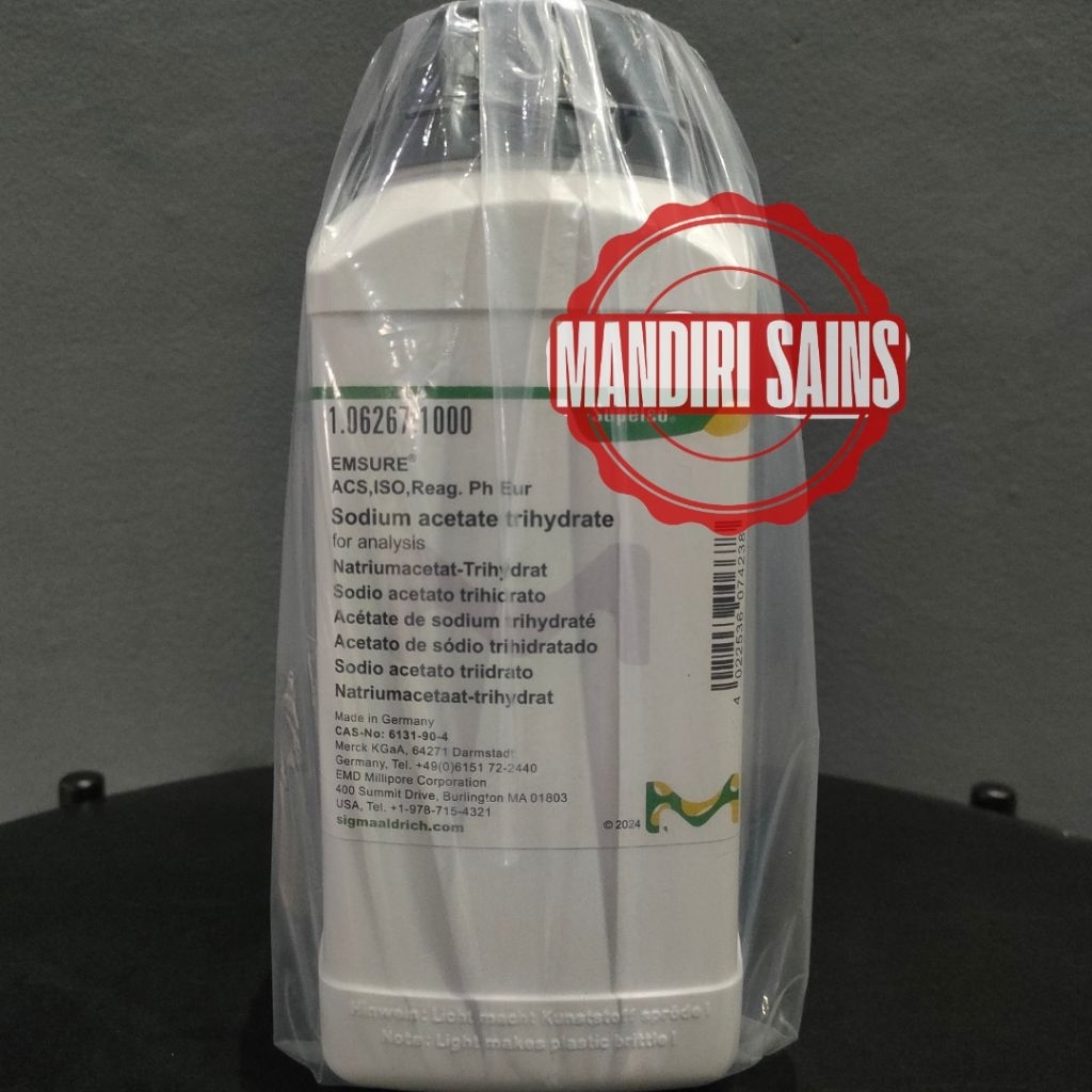 SODIUM ACETATE TRIHYDRATE 1.06267.1000 For Analysis