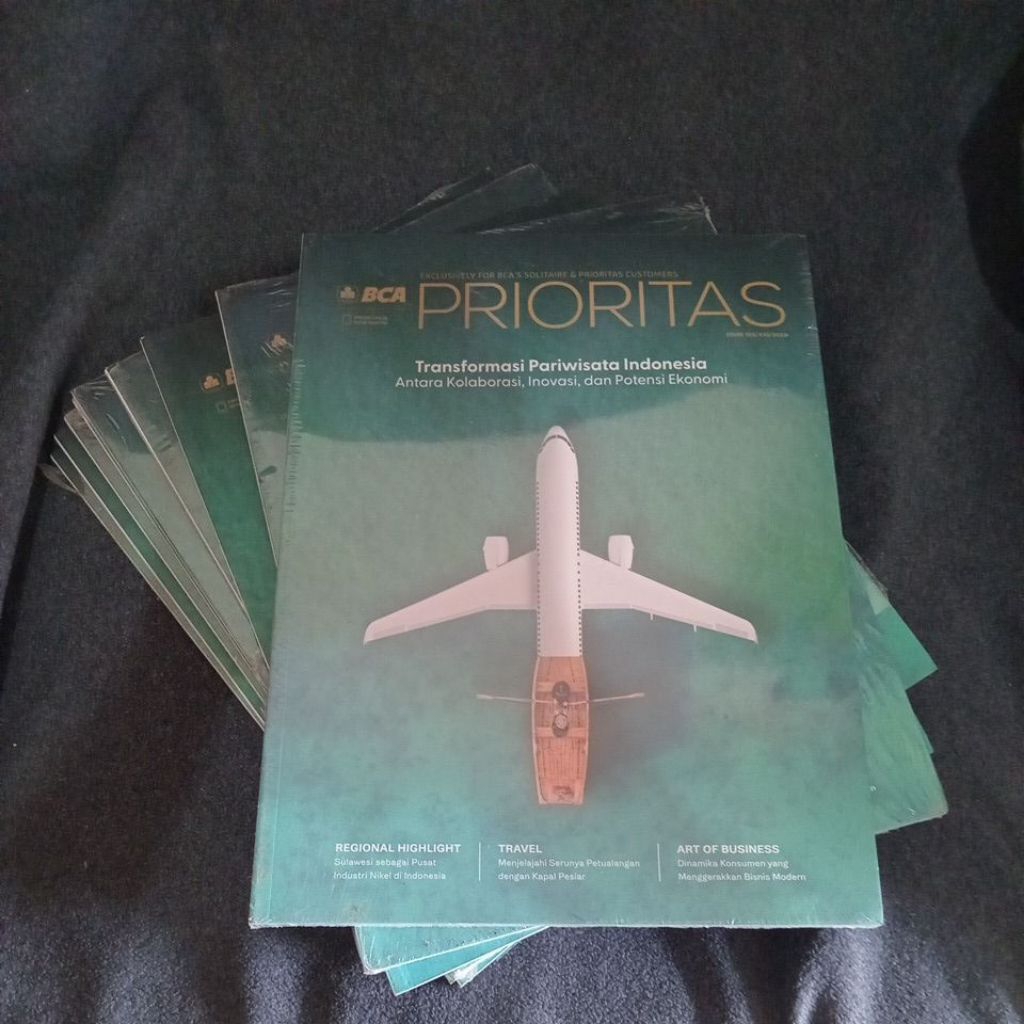 MAJALAH BCA PRIORITAS EDISI 103 XXI 2025 - TRANSFORMASI PARIWISATA INDONESIA ANTARA KOLABORASI INOVA