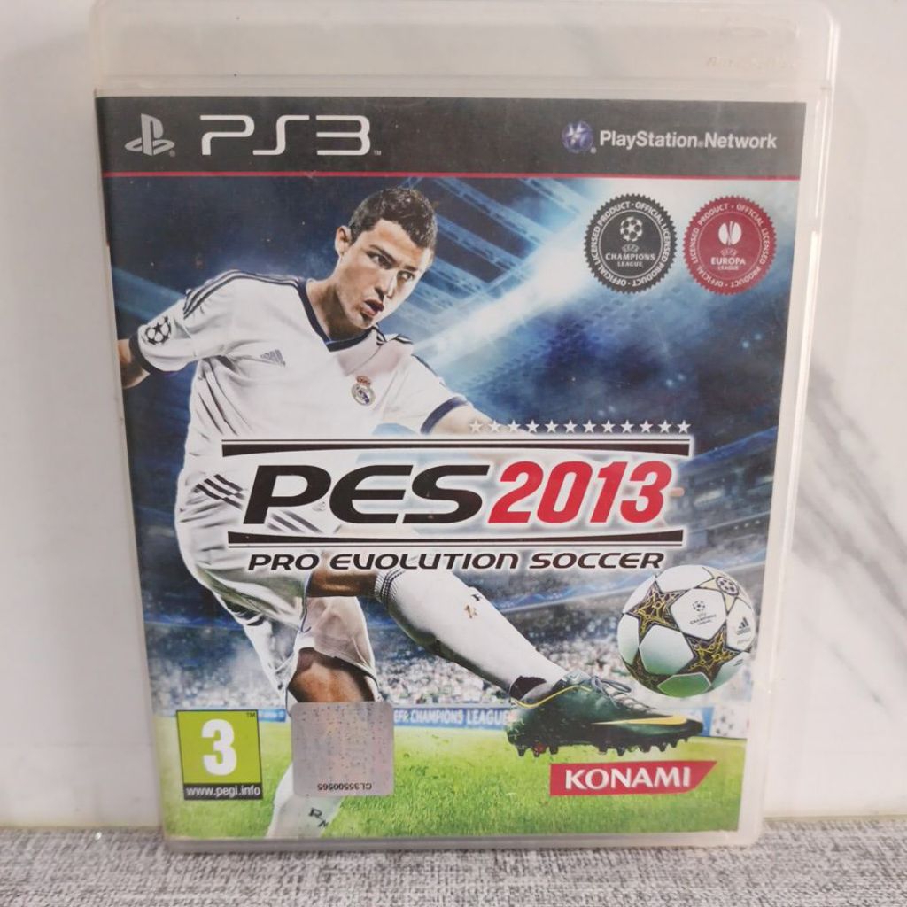 Bd CD KASET ORIGINAL PS3 Pes 2013 Usa Bahasa Inggris Lengkap manual book