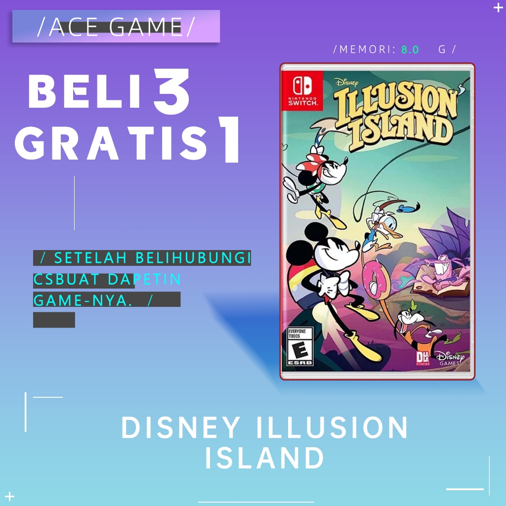 Switch Game Disney Illusion Island Nintendo Switch Digital Game BELI 3 GRATIS 1