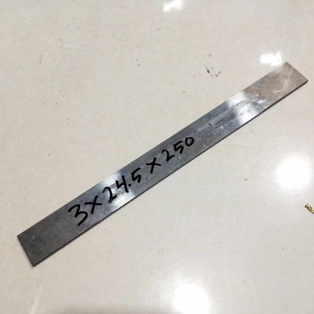 Plat Carbide 3×14.2×123.7mm plat Carbide..pahat potong Carbide 3 × 14.2 × 123.7