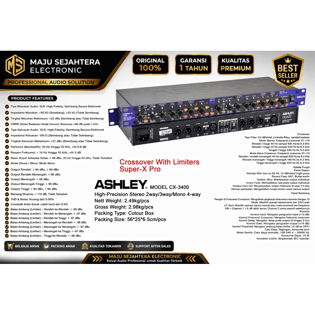 CROSSOVER ASHLEY CX3400 CX 3400 CX-3400 cx3400 ORIGINAL