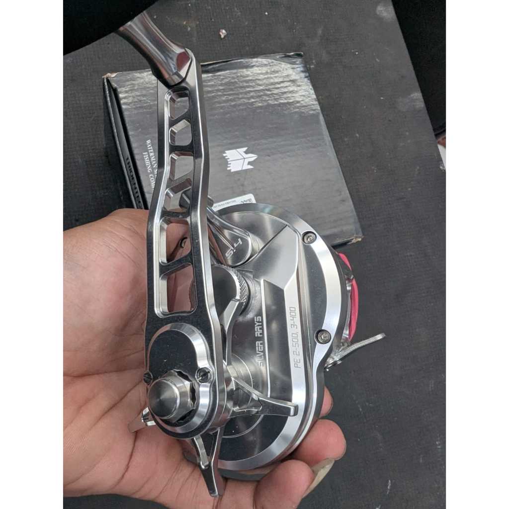 REEL PANCING OH TRIDENTECH SILVER RAYS 300-SJ-L (HENDLE KIRI) RASIO 5.4 LIKE NEW