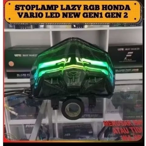 STOPLAMP LAMPU BELAKANG VARIO LED NEW 125 150 CUSTOM LOGO TRANSFORMERS PNP