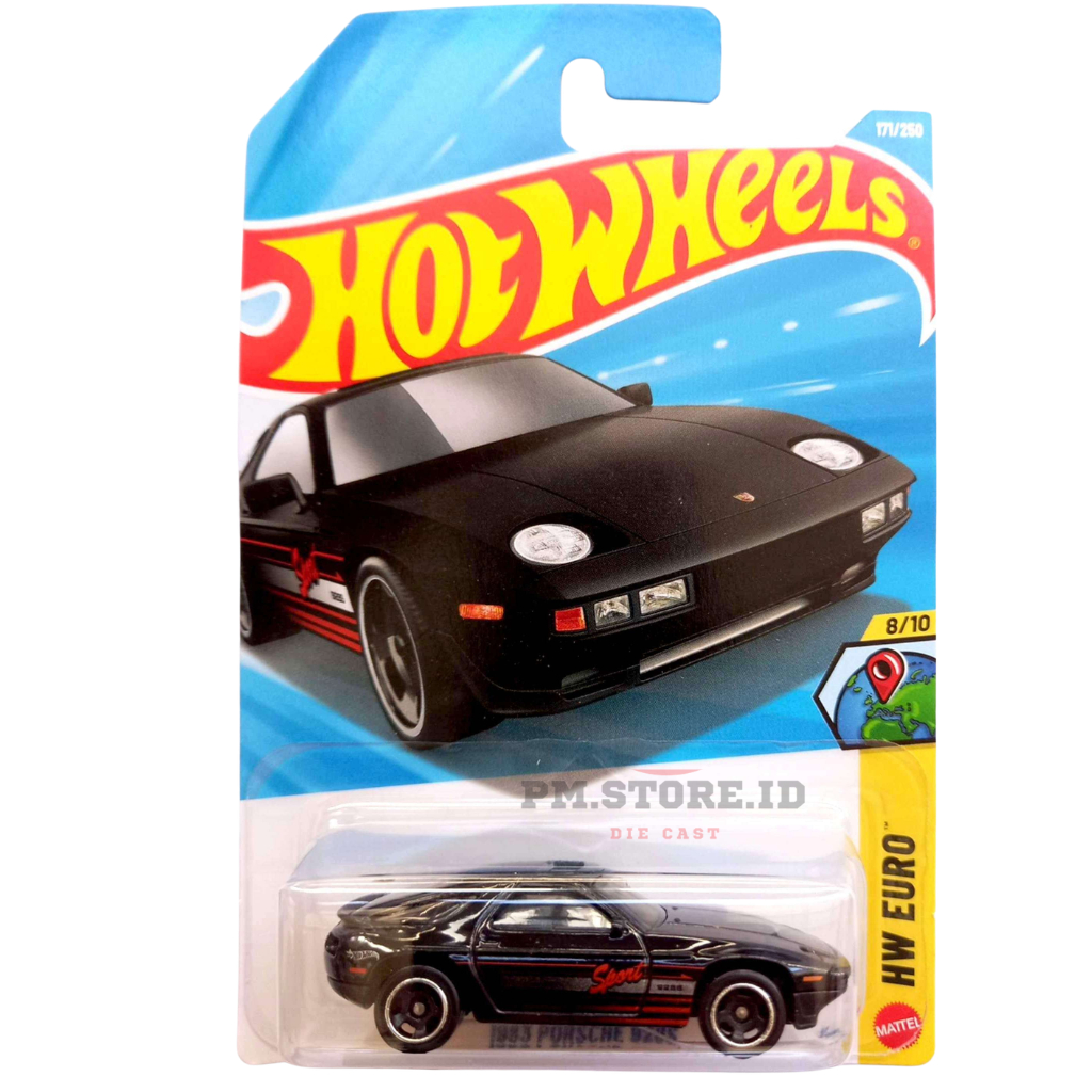 Hot Wheels 1983 Porsche 928s Hitam