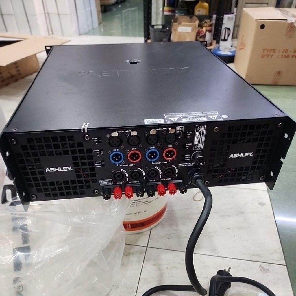 Power amplifier ashley V5pro 4 canel V5 PRO