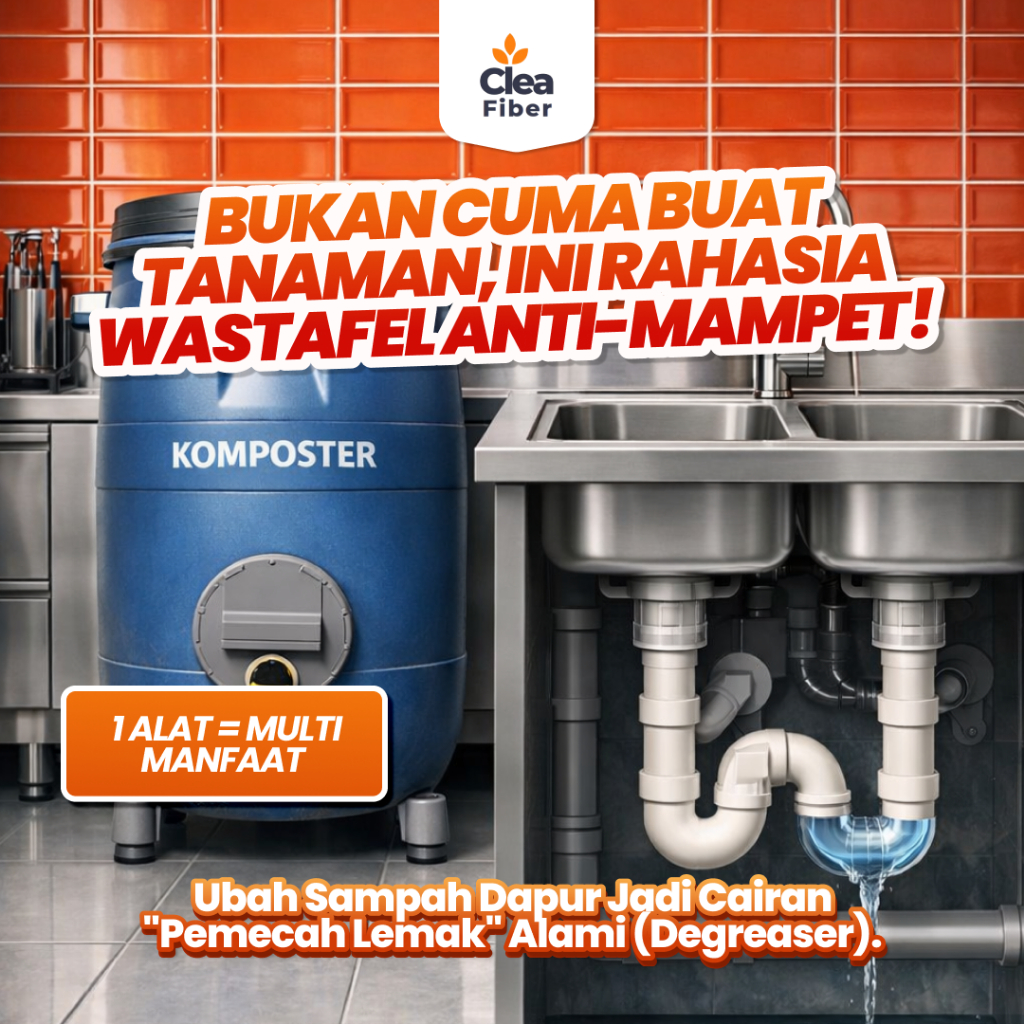 Tong Drum Komposter Kapasitas 60 Liter