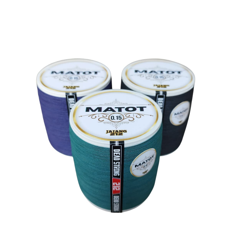 Gelasan Senar Layangan MATOT 015 Bahan Biru 1600 Yard original Kapak Jajang