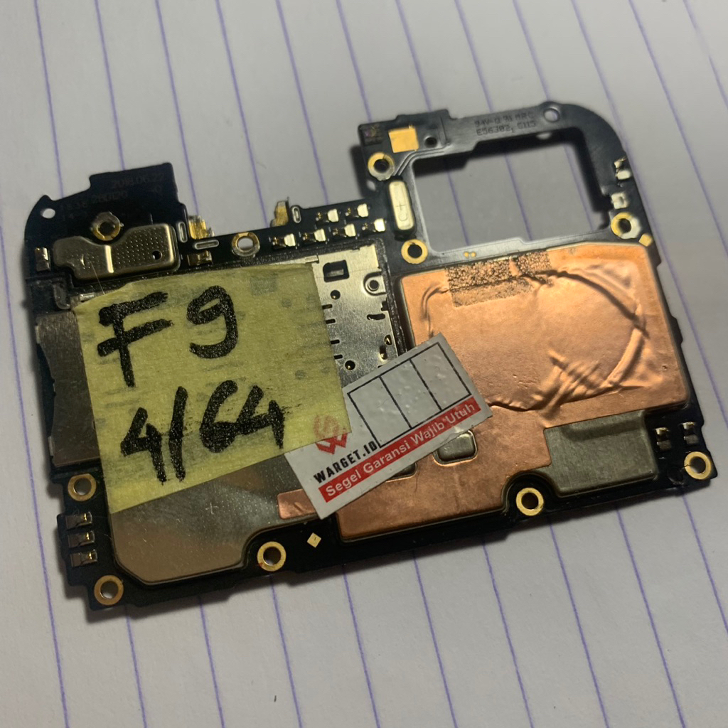 MESIN OPPO F9 normal tanpa pola