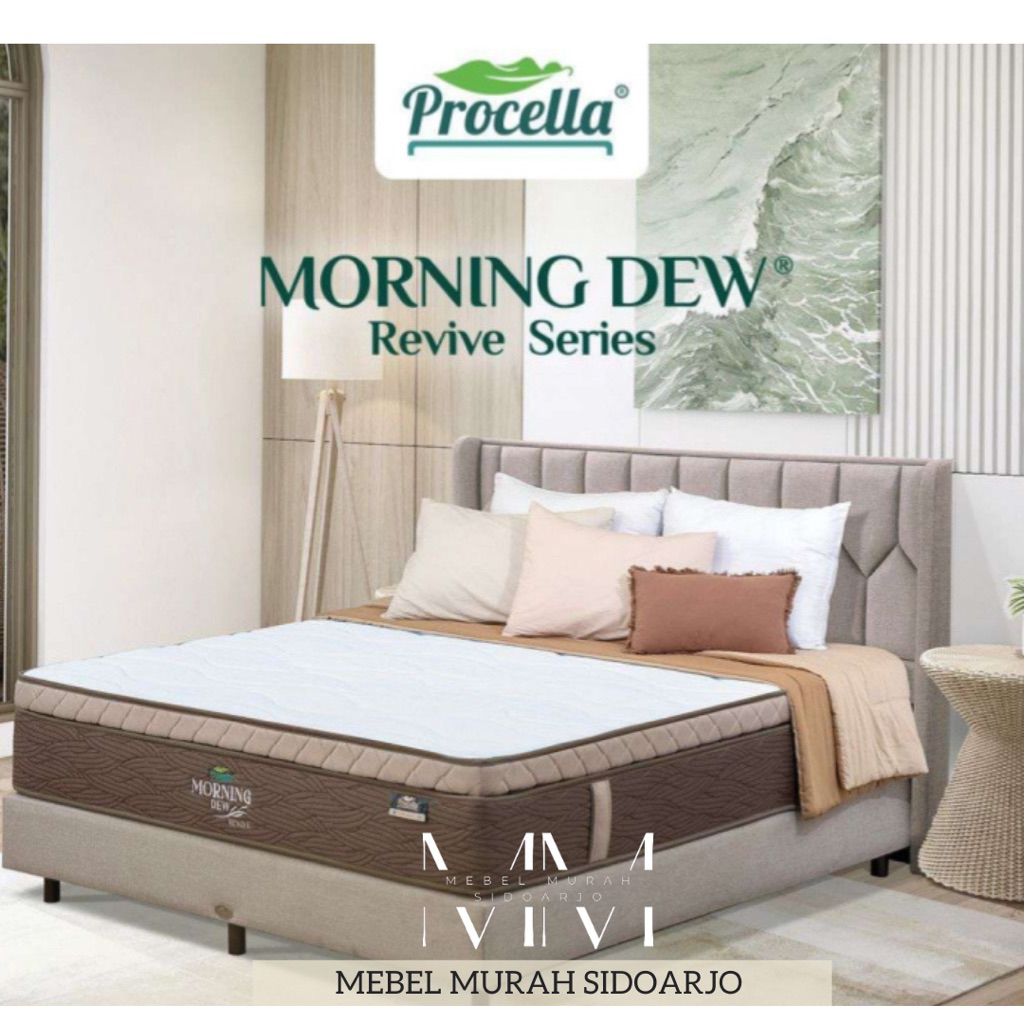 Kasur Springbed Procella Morning Dew REVIVE SERIES Flexible Support Coil & Pro comfort Foam size spr