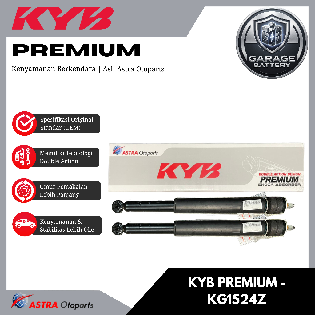 Kayaba / KYB Premium Shockbreaker Mobil Suzuki Ertiga 2018-2026 Belakang