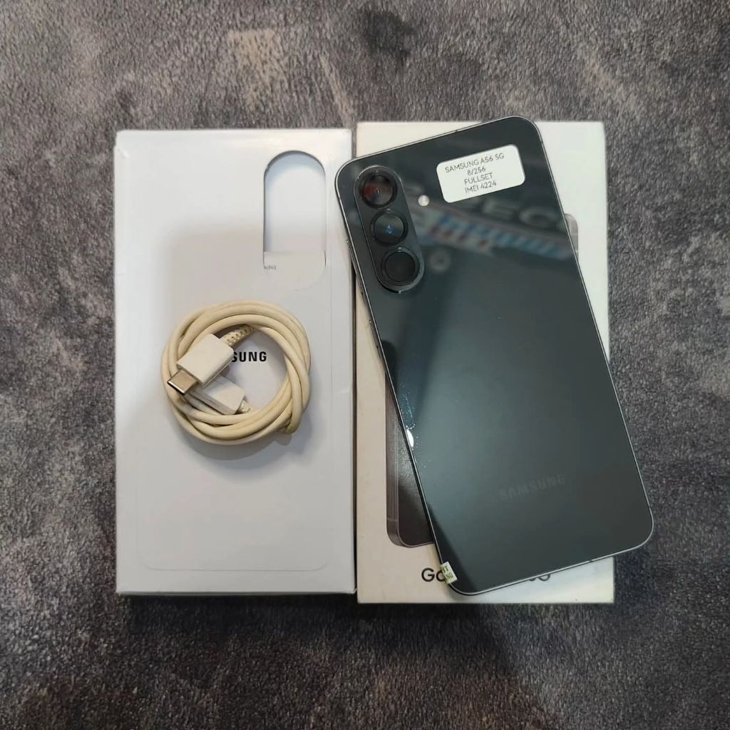 Samsung A56 5G 12/256GB FULLSET RESMI SEIN Second