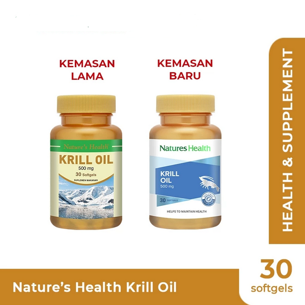Natures Health Krill Oil 500 Mg 30 softgels