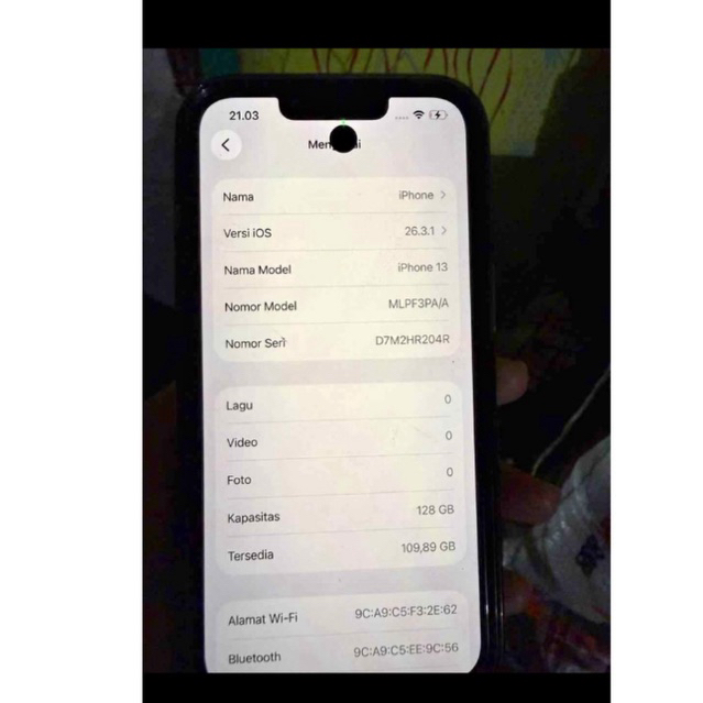 LCD IPHONE 13 ORIGINAL COPOTAN