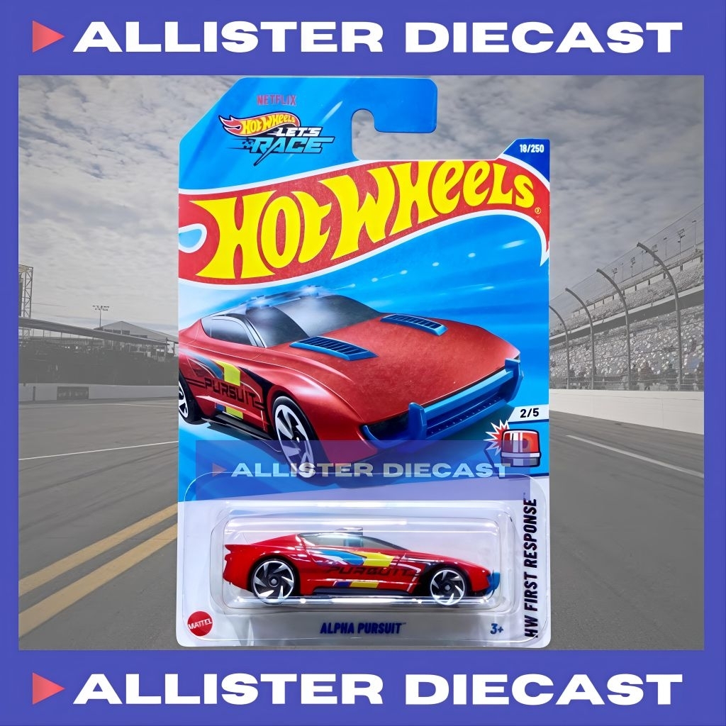Hot Wheels Alpha Pursuit Merah Hotwheels Alpha Pursuit Red HW First Response Hot Wheels Lets Race