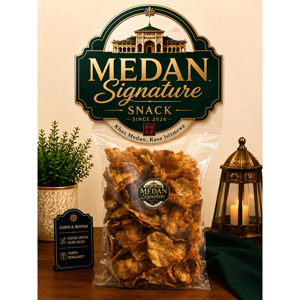 EMPING ACEH PEDAS MANIS GURIH CRUNCHY 500GR