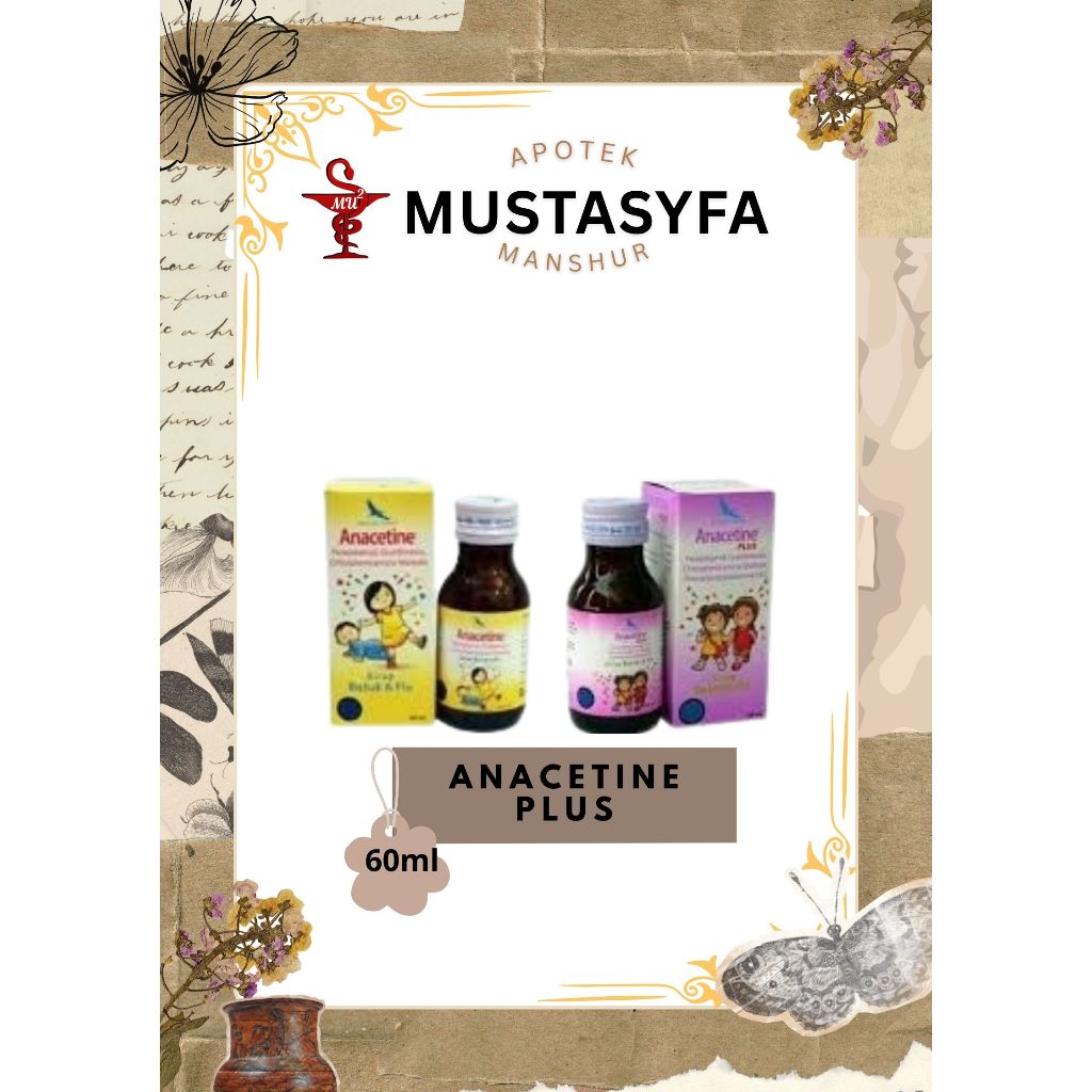 ANACETINE Syrup batuk dan flu 60 ml