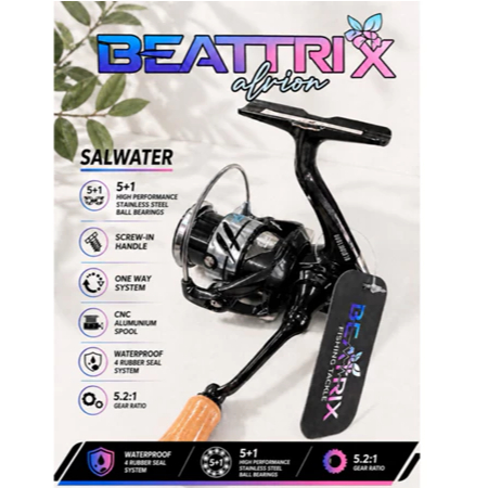 reel SW beatrix alvion power handle