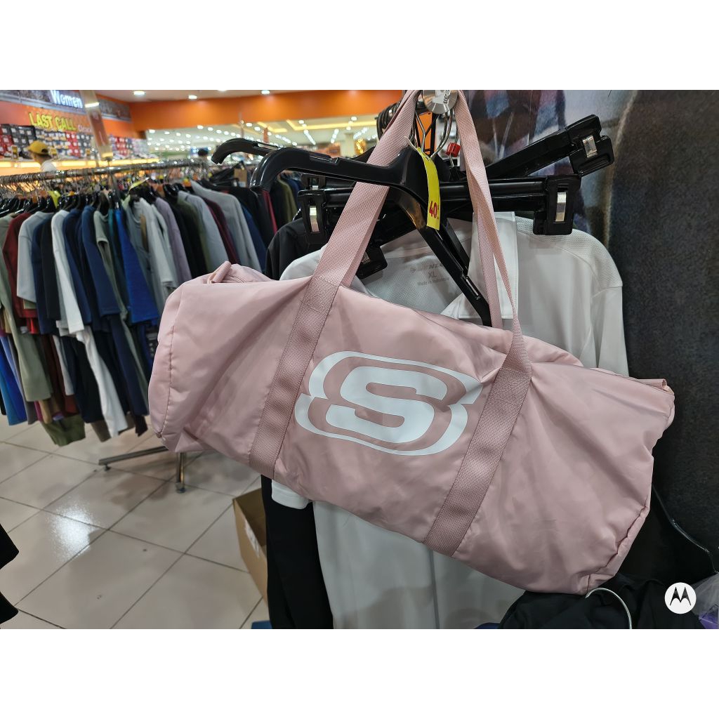 duffel bag skechers pink