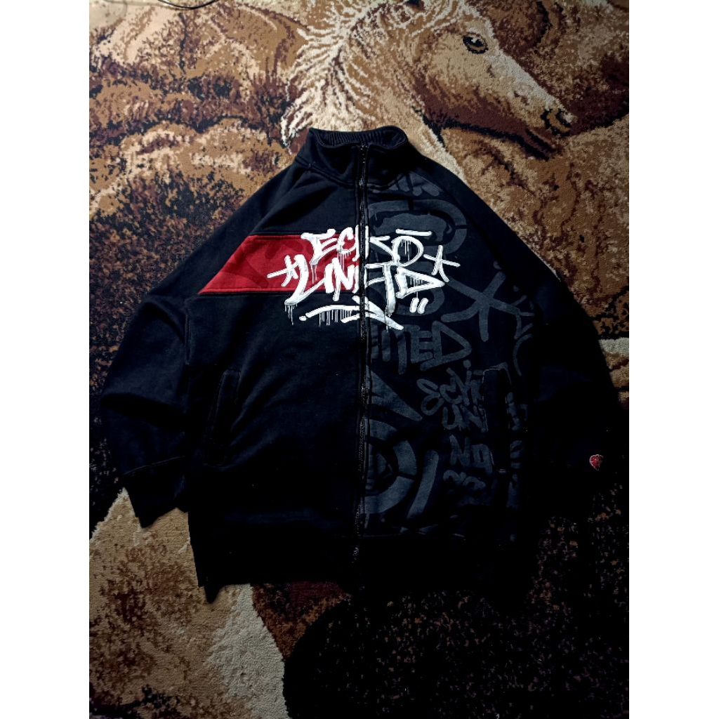 Ecko Unltd AOP Grafitti Tracktop NOT JNCO SOHK DOGTOWN ROCAWEAR COOGI TAPOUT FUBU SOUTHPOLE MMA ELIT