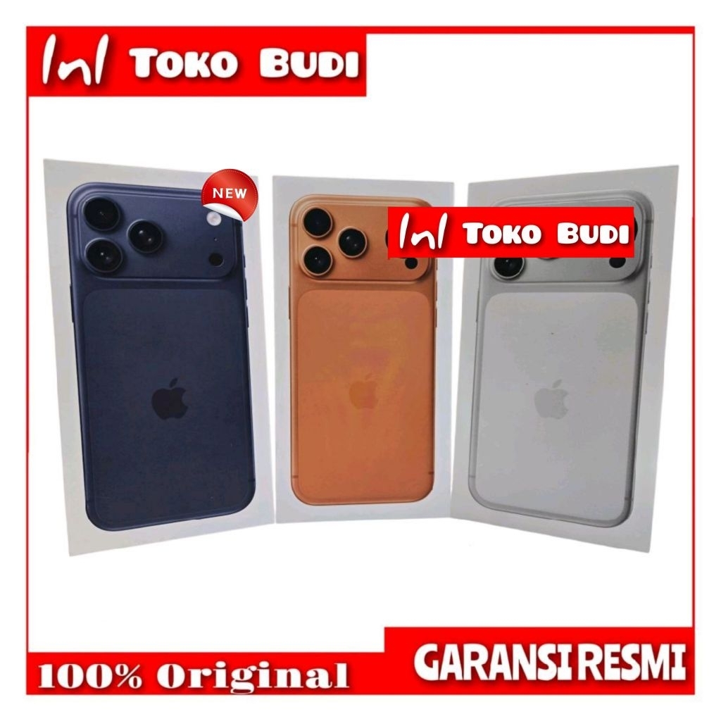Iphone 17 Pro Max (256Gb) (512Gb) (1Tera) (2Tera) Super Retina XDR OLED 6.9 INCH A19 Pro 4823Mha Gar