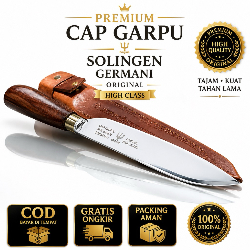Original Pisau Cap Garpu (pisau original cap garpu) arabic series asli cap garpu jerman