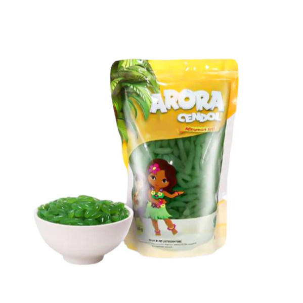 Jelly Cendol Dawet Hijau Instan Siap Saji Topping Minuman Cendol Arora