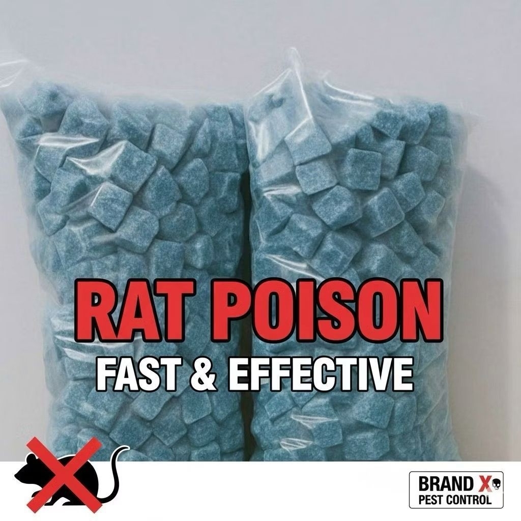 Racun tikus balok mati kering paling ampuh 100-500g