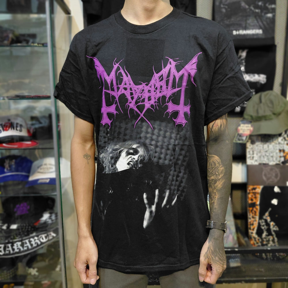 T Shirt Band Official MAYHEM - LIFE IN LEIPZIG ( Import )