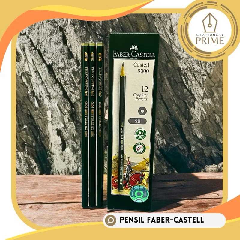 PENSIL FABER CASTELL - Pensil 2B Faber Castell / Pensil Kayu