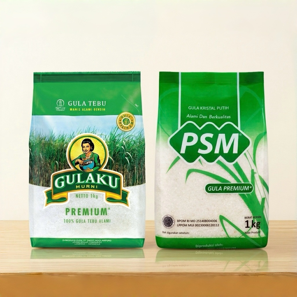 Gula Pasir 1Kg - Gulaku & PSM