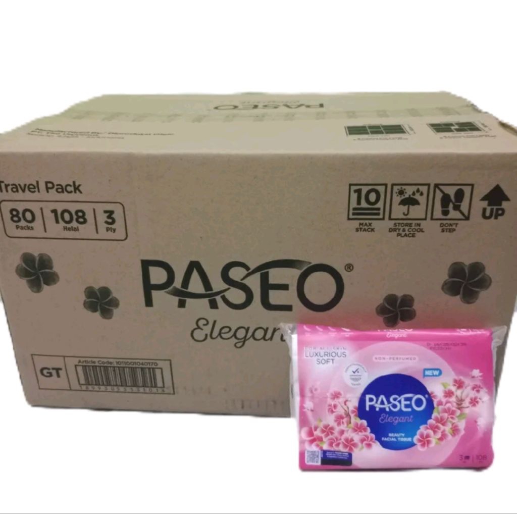 Tisu travel pack paseo 1 dus(isi80pcs)