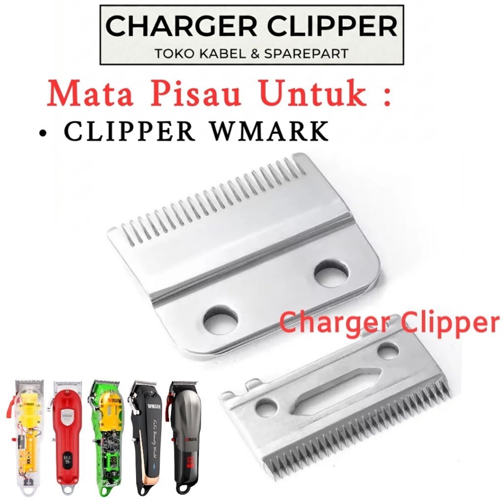 Pisau Cukur Clipper Wmark Cordless Mata Pisau Mesin Cukur Wmark