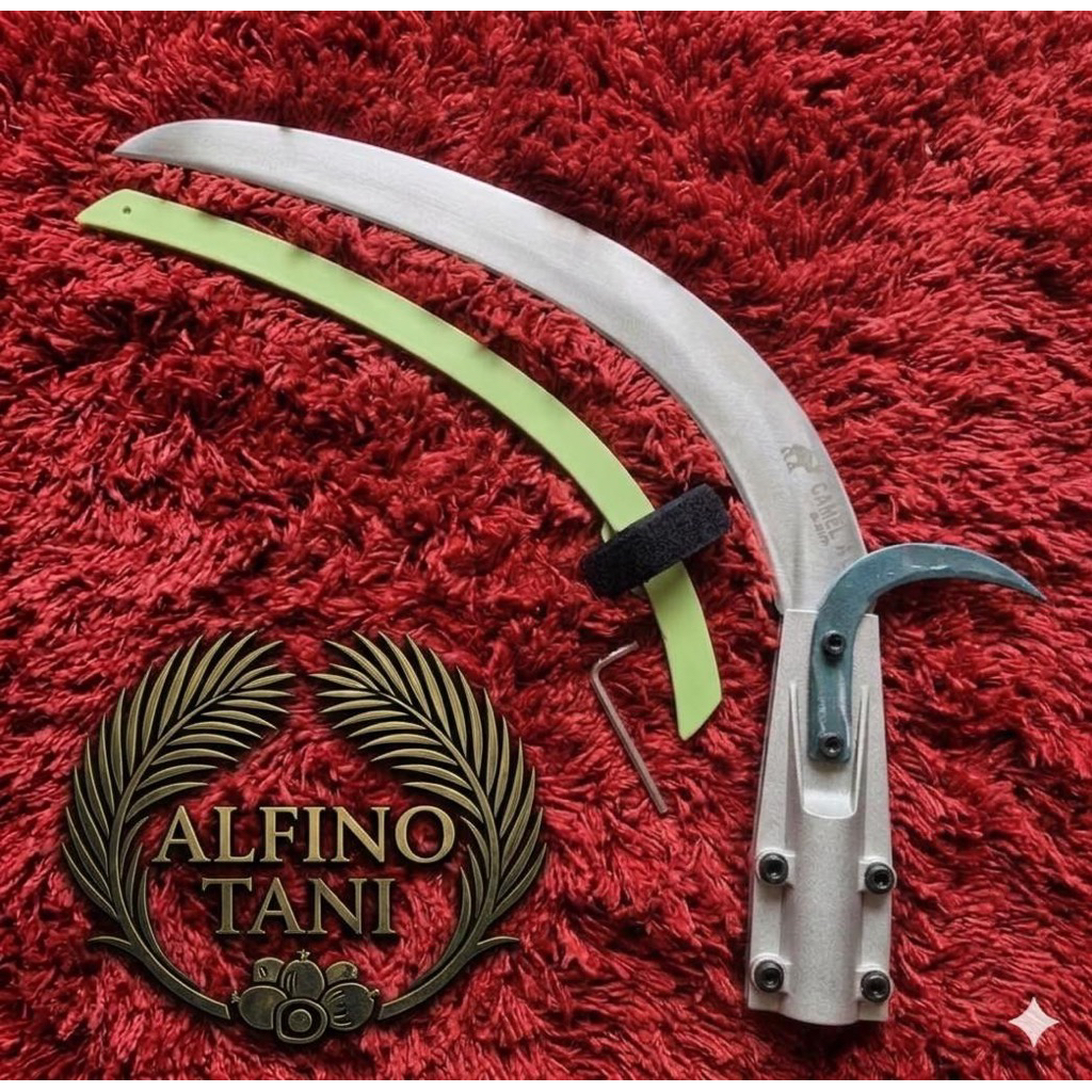 Camel A1 Holder Besi Egrek Sawit Berkualitas Super Tajam Original Malaysia Peralatan Berkebun