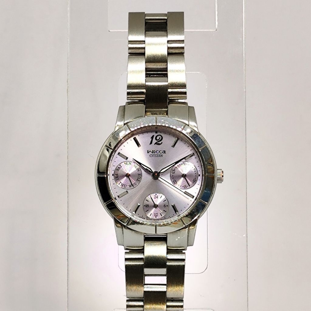 Jam Tangan Wanita Citizen Wicca Lavender Second Original