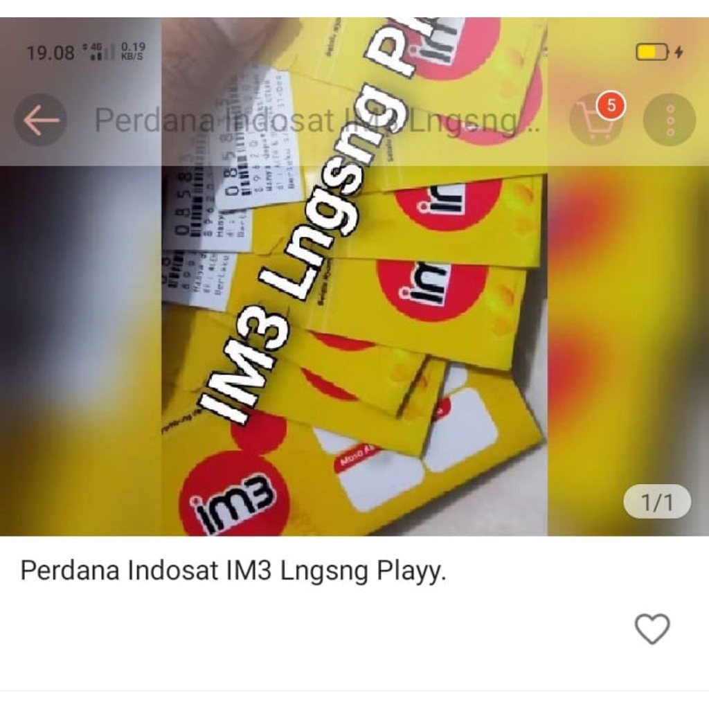Kartu Perdana Indosat IM3 Siap Pakai Nasional