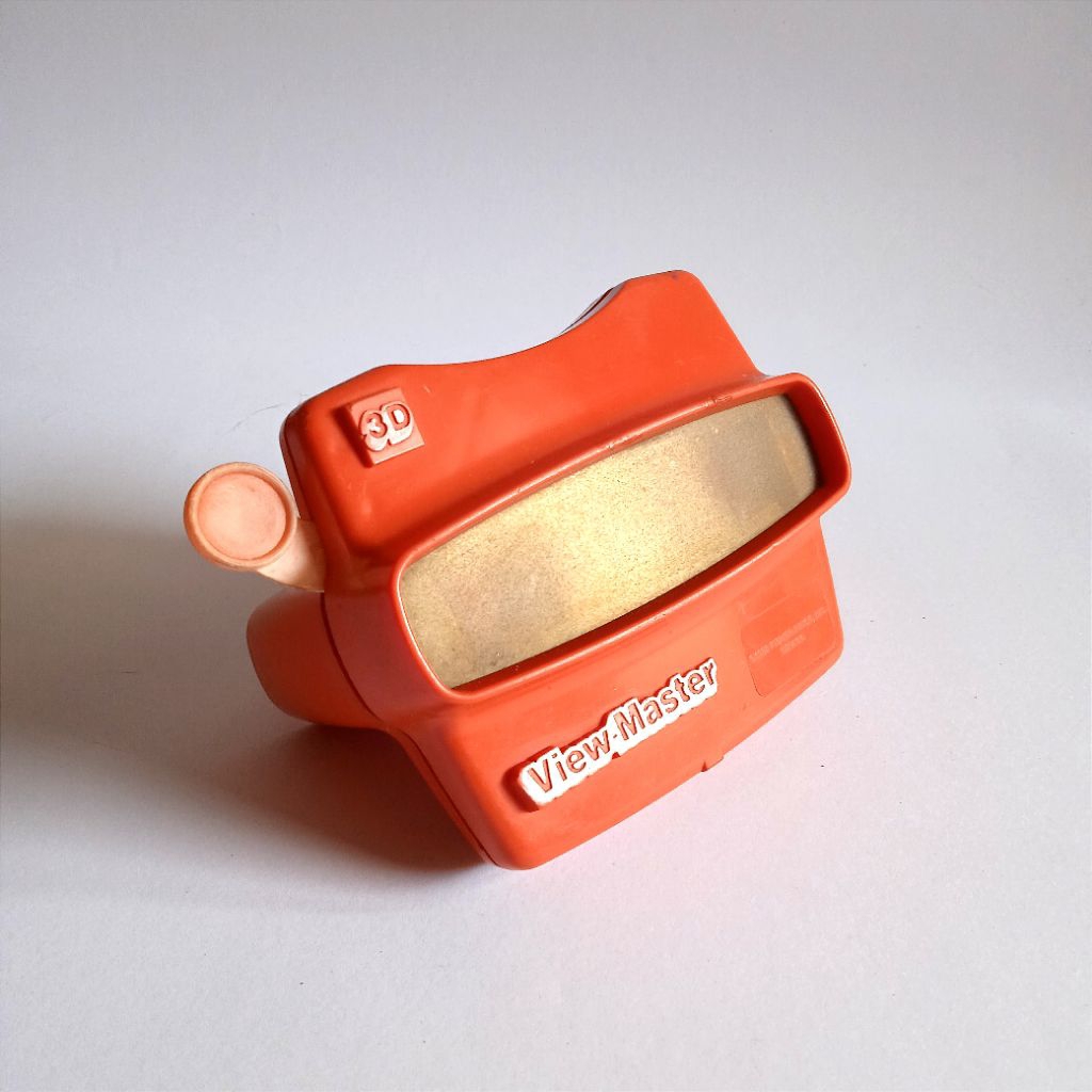 Antik Vintage Mainan Lama View Master 3D Produksi Fisher-Price Mexico 1998 Utuh Fungsi Layak Koleksi