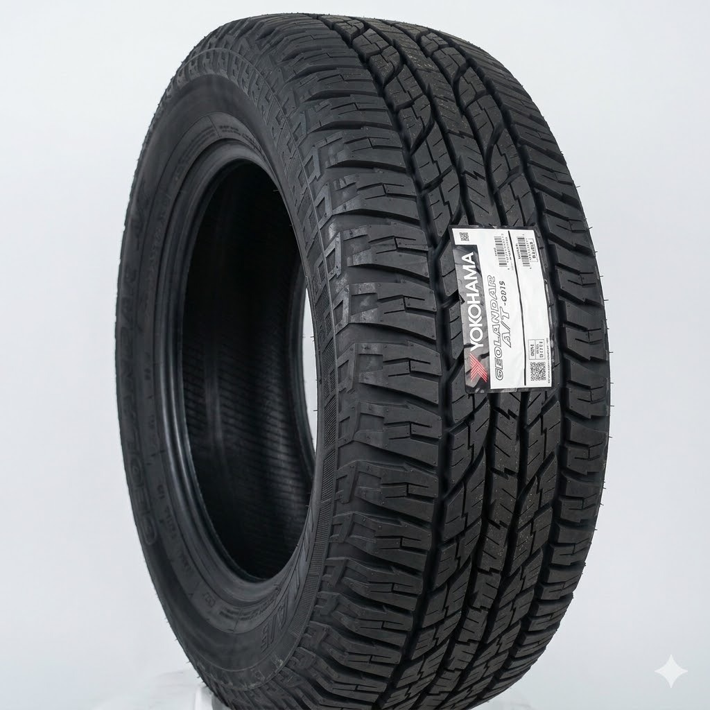 BAN MOBIL IMPORT RING 17 MERK YOKOHAMA GEOLANDAR A/T -G015 96H UKURAN 215 60 R17 BAN SEMI KASAR AT