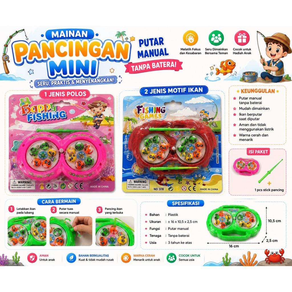 PANCINGAN IKAN MANUAL BULAT/PANCINGAN IKAN/PANCINGAN BULAT