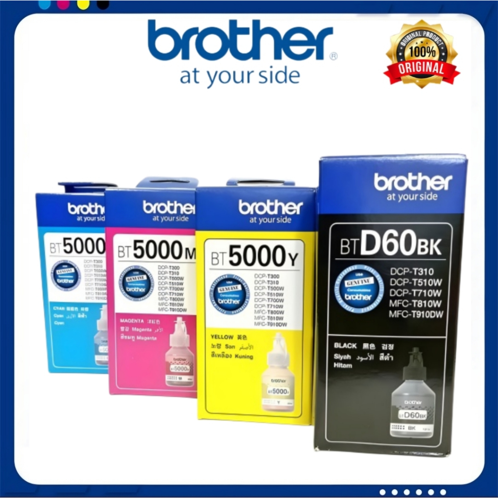 Tinta brother bt5000 original for Printer DCP-T220 T420W T720DW